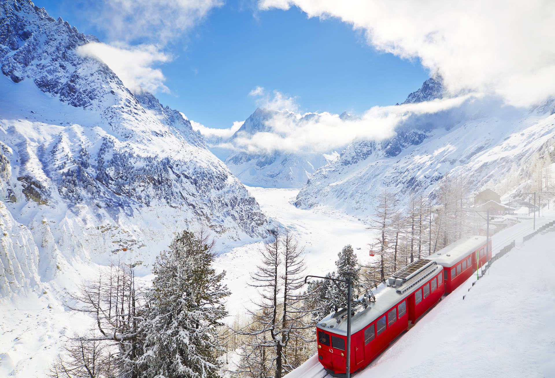 Les montagnes pour décor